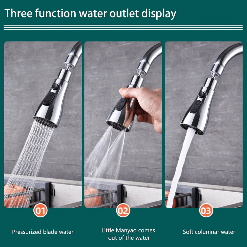 3 in 1 Kitchen Sink Faucet